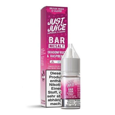 Dragonfruit & Raspberry Nikotinsalz Liquid 10ml Just Juice Bar