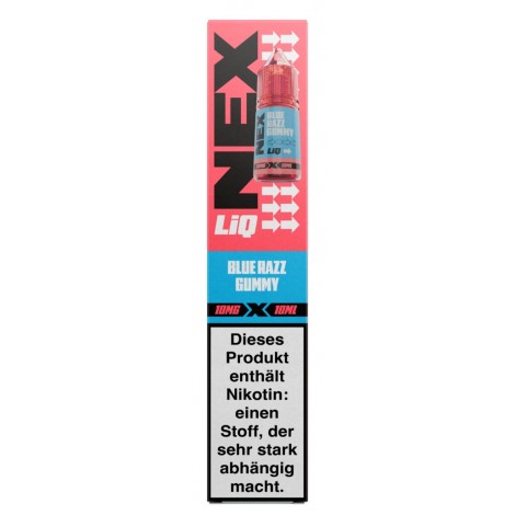 Blue Razz Gummy Nikotinsalz Liquid 10 ml Nexliq by Pod Salt
