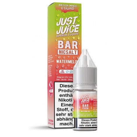 Watermelon Nikotinsalz Liquid 10ml Just Juice Bar