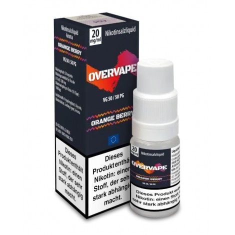 Orange und Beerry Nikotinsalz Liquid 10ml Overvape