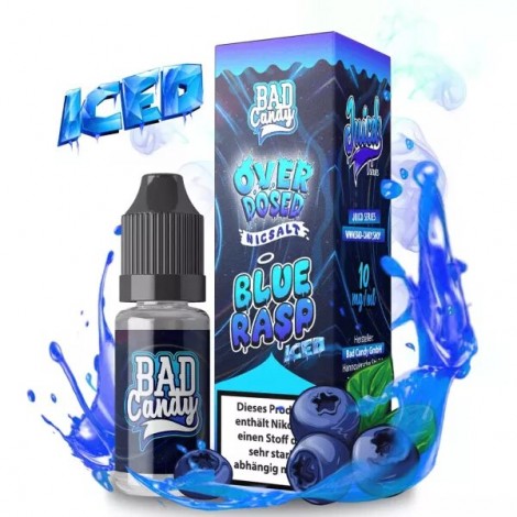 Blue Rasp Nikotinsalz Liquid 10 ml Bad Candy Juicd