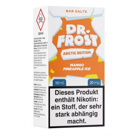 Mango Pineapple Ice Nikotinsalz Liquid 10ml Dr. Frost Arctic Edition
