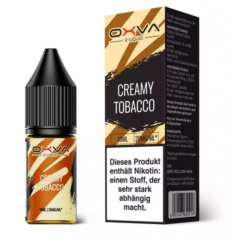 Creamy Tobacco Nikotinsalz Liquid Oxva