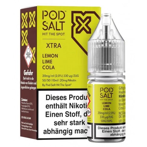 Lemon Lime Cola Nikotinsalz Liquid 10ml Pod Salt XTRA