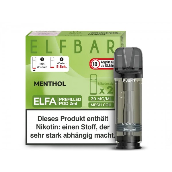 Menthol Elfa Pod 2 S...