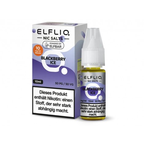 Blackberry Ice Nikotinsalz Liquid 10 ml Elfliq