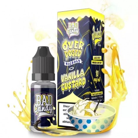 Vanille Custard Nikotinsalz Liquid 10 ml Bad Candy Juicd