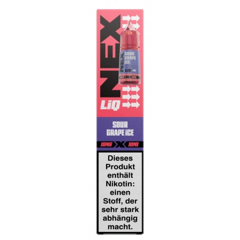 Sour Grape Ice Nikotinsalz Liquid 10 ml Nexliq by Pod Salt