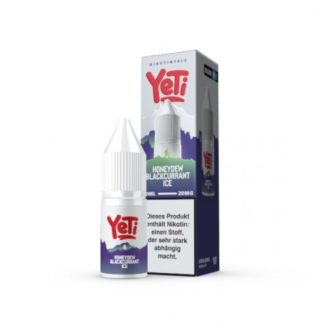 Honeydew Blackcurrant Ice Nikotinsalz Liquid 10 ml Yeti Summit