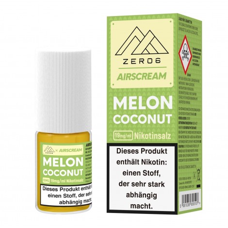 Melon Coconut Nikotinsalz Liquid 10 ml Airscream