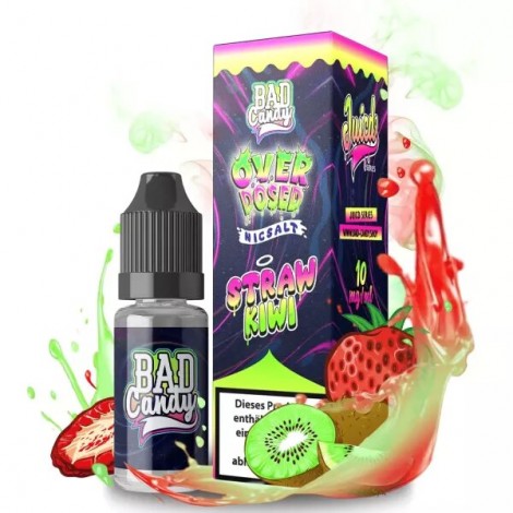 Straw Kiwi Nikotinsalz Liquid 10 ml Bad Candy Juicd
