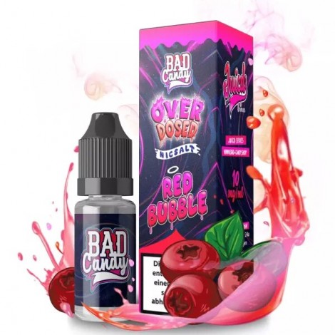Red Bubble Nikotinsalz Liquid 10 ml Bad Candy Juicd