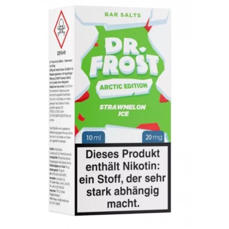 Strawmelon Ice Nikotinsalz Liquid 10ml Dr. Frost Arctic Edition