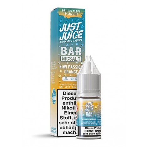 Kiwi Passion Orange Nikotinsalz Liquid 10ml Just Juice Bar