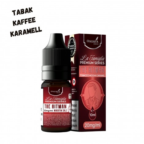 The Hitman Nikotinsalz Liquid 10ml Omerta