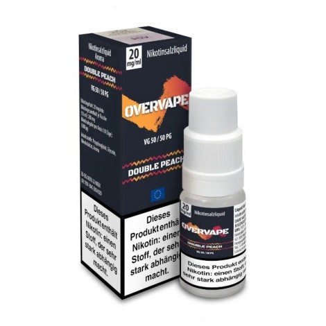 Double Peach Nikotinsalz Liquid 10ml Overvape