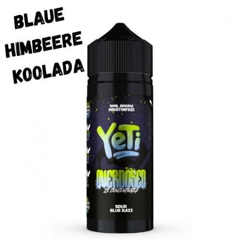 Sour Blue Razz  Aroma 10ml Yeti Overdosed