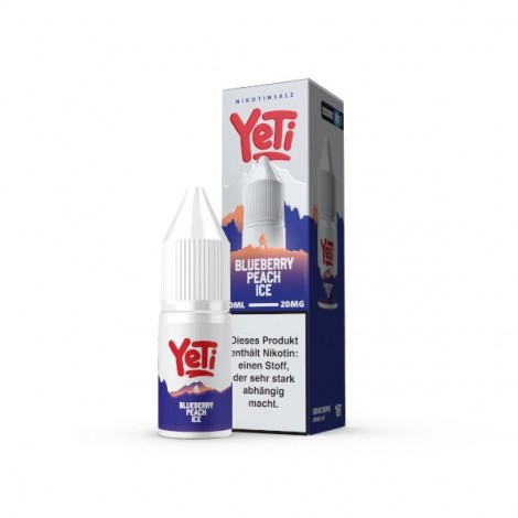 Blueberry Peach Ice Nikotinsalz Liquid 10 ml Yeti Summit