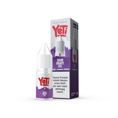 Sour Grape Ice Nikotinsalz Liquid 10 ml Yeti Summit