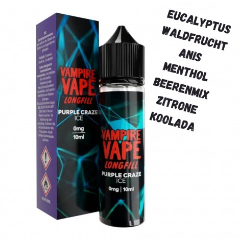 Purple Craze Ice Aroma 10ml Vampire Vape
