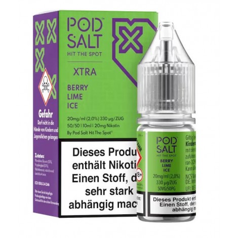 Berry Lime Ice Nikotinsalz Liquid 10ml Pod Salt XTRA
