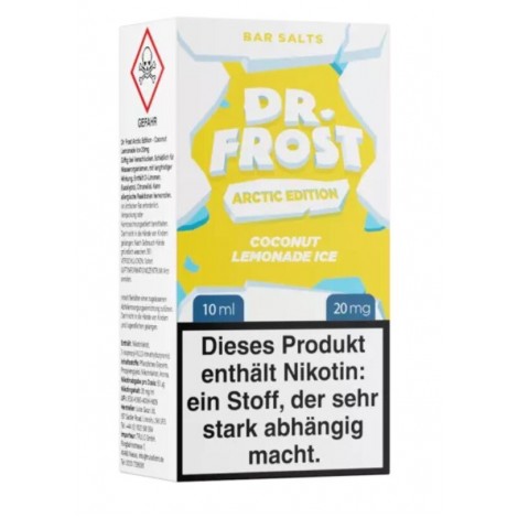 Coconut Lemonade Ice Nikotinsalz Liquid 10ml Dr. Frost Arctic Edition