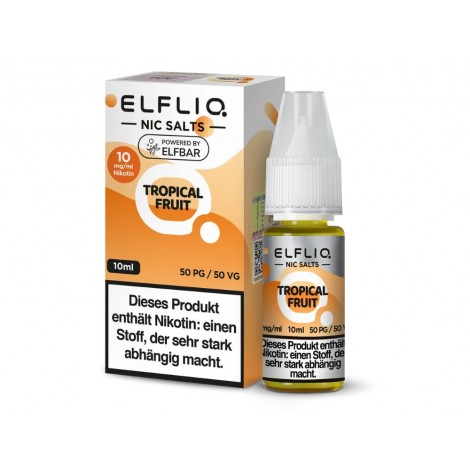 Tropical Fruit Nikotinsalz Liquid 10 ml Elfliq