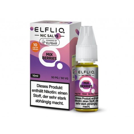 Mix Berries Nikotinsalz Liquid 10 ml Elfliq