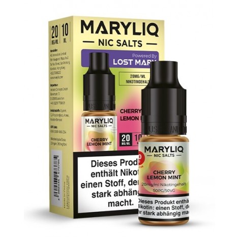 Cherry Lemon Mint Nikotinsalz Liquid 10ml Maryliq