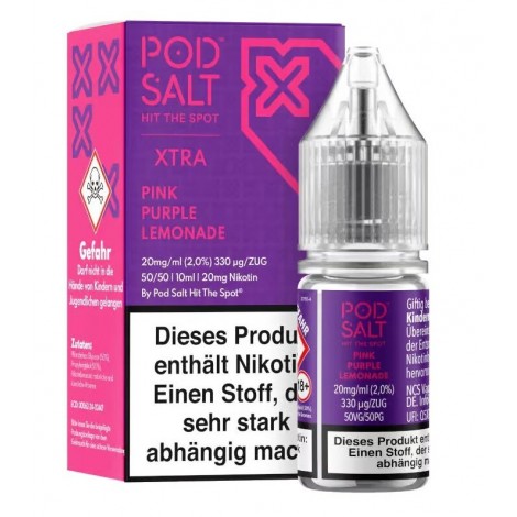 Pink Purple Lemonade Nikotinsalz Liquid 10ml Pod Salt XTRA