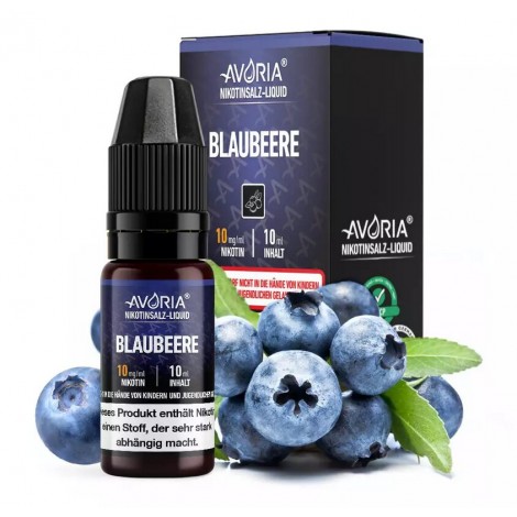 Blaubeere Nikotinsalz Liquid 10ml Avoria