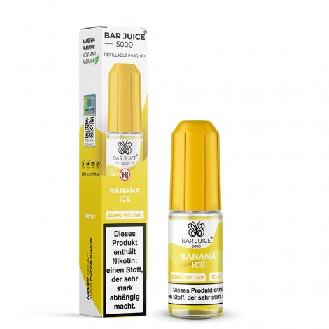 Banana Ice Nikotinsalz Liquid 10ml Bar Juice 5000