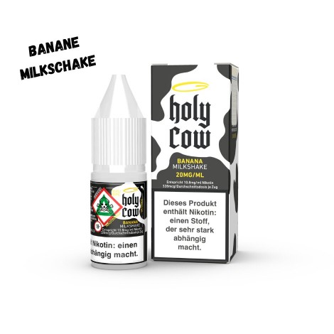 Banana Milkshake Nikotinsalz Liquid 10ml Holy Cow