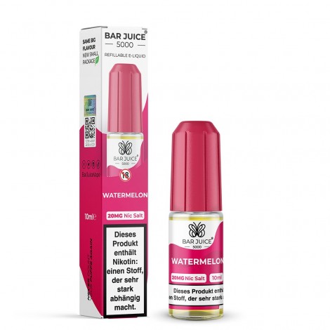 Watermelon Nikotinsalz Liquid 10ml Bar Juice 5000