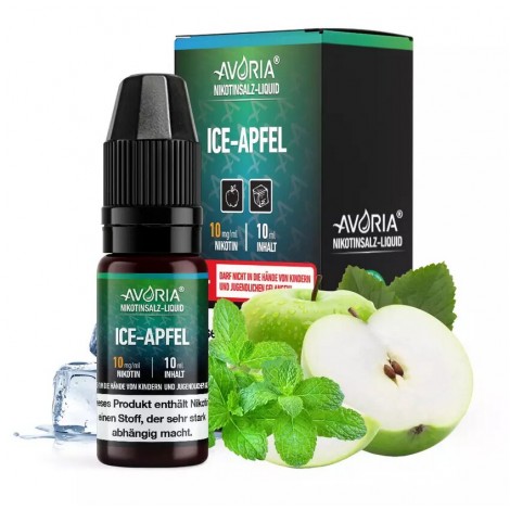 Ice Apfel Nikotinsalz Liquid 10ml Avoria