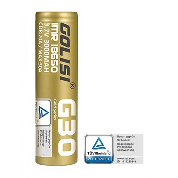 Golisi G30 18650 20A...