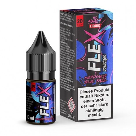 Overdosed Blue Razz Nikotinsalz Liquid Revoltage Flex 10ml