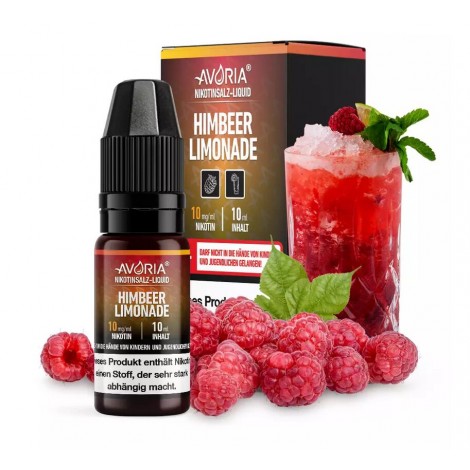 Himbeer Limonade Nikotinsalz Liquid 10ml Avoria
