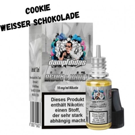 Black & White Nikotinsalz Liquid 10ml Dampfdidas