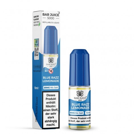 Blue Razz Lemonade Nikotinsalz Liquid 10ml Bar Juice 5000