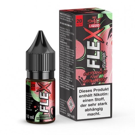 Overdosed Kiwi Strawberry Nikotinsalz Liquid Revoltage Flex 10ml