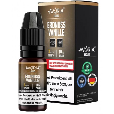 Erdnuss-Vanille Liquid 10ml Avoria