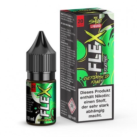 Overdosed Kiwi Nikotinsalz Liquid Revoltage Flex 10ml