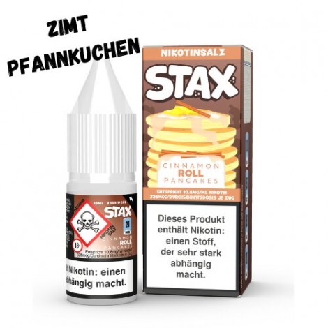 Cinnamon Roll Pancakes Nikotinsalz Liquid 10ml Strapped Stax