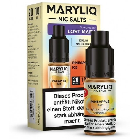 Pineapple Ice Nikotinsalz Liquid 10ml Maryliq