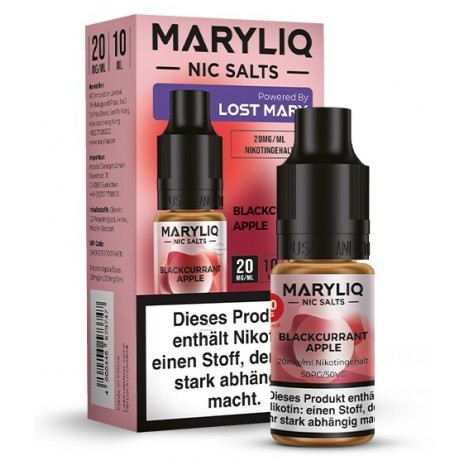 Blackcurrant Apple Nikotinsalz Liquid 10ml Maryliq