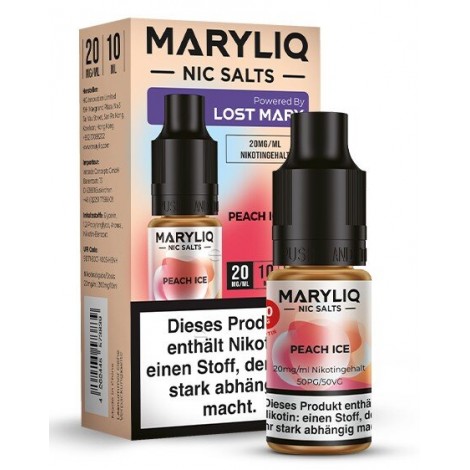 Peach Ice Nikotinsalz Liquid 10ml Maryliq