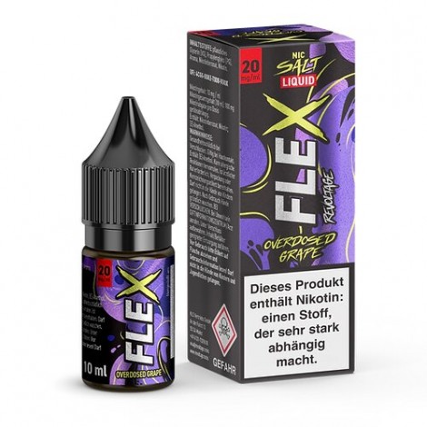 Overdosed Grape Nikotinsalz Liquid Revoltage Flex 10ml