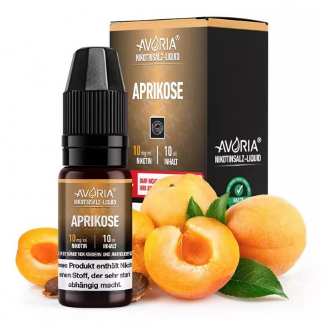 Aprikose Nikotinsalz Liquid 10ml Avoria