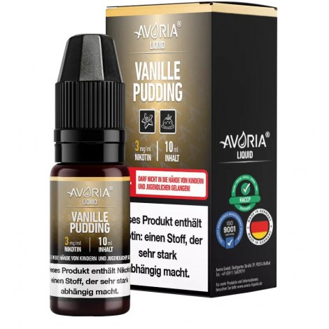 Vanillepudding Liquid 10ml Avoria